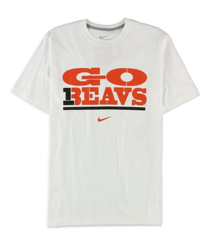 Nike Mens Go Beavs Graphic T-Shirt white S