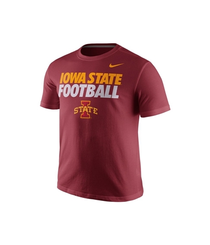 Nike Mens Iowa State Practice Graphic T-Shirt crimson S