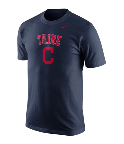 Nike Mens Local Phrase Cleveland Indians Graphic T-Shirt navy S