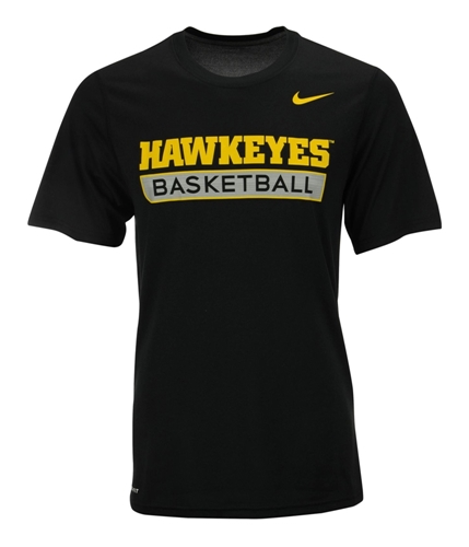 Nike Mens Iowa Basketball Graphic T-Shirt black M