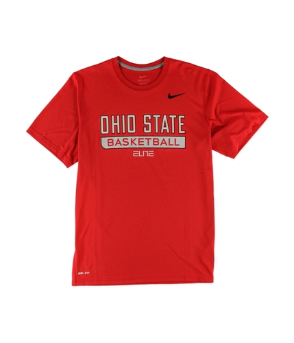 Nike Mens Ohio State Basketball Graphic T-Shirt red M