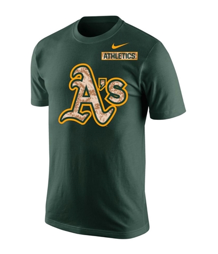 Nike Mens Camo Pack Athletics Graphic T-Shirt nobelgreen M