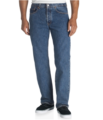 Levi's Mens Classic 501 Denim Straight Leg Jeans darkstonewash 28x30