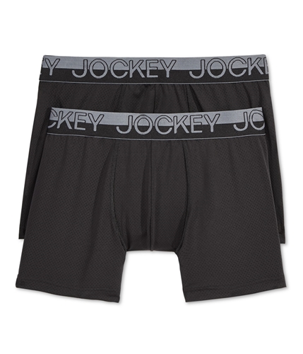 Jockey Mens Performance 2 Pack Underwear Boxer Briefs 001 S
