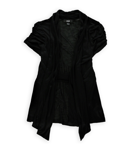 AGB Womens Cozies Cardigan Sweater black S
