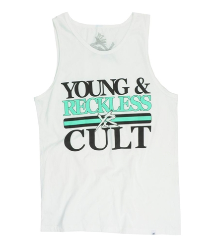 Young & Reckless Mens Graphic Tank Top 010white L