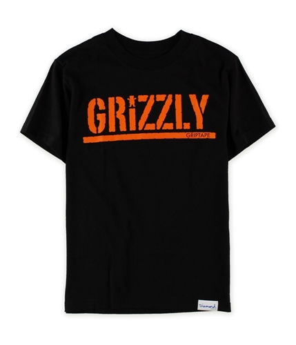 Diamond Supply Co Mens Grizzly Griptape Graphic T-Shirt black S