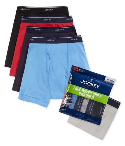 Jockey Mens 5pk Classic Underwear Boxer Briefs 988 L
