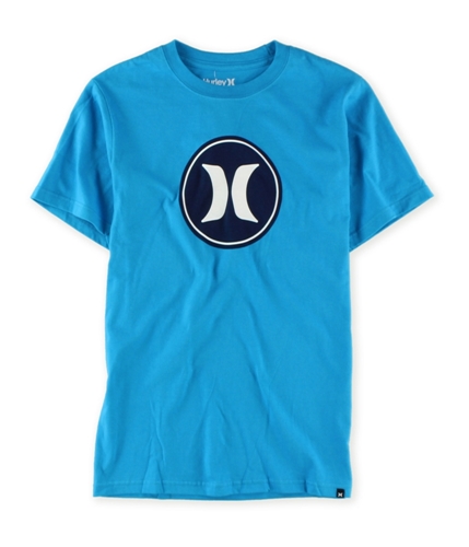 Hurley Mens Circle Logo Graphic T-Shirt 043 S