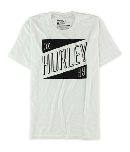Hurley Mens 3D TextLogo Graphic T-Shirt 010 L