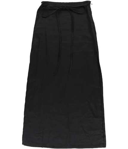 Theory Womens High Slit Maxi Skirt black 0