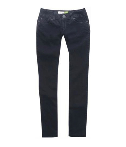 Aeropostale Womens Bayla Denim Skinny Fit Jeans black 1/2x32