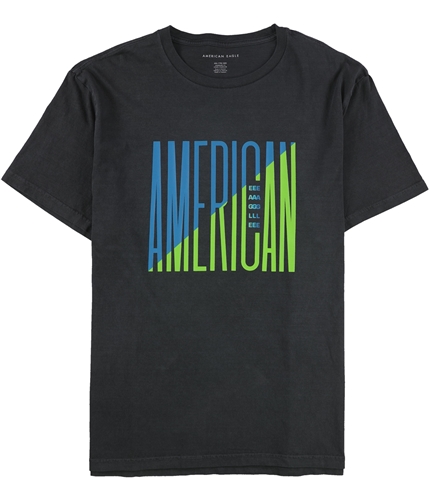 American Eagle Mens Skinny Logo Graphic T-Shirt 001 XS