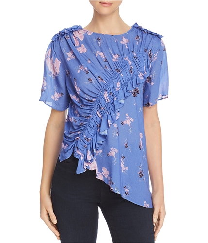 Preen Line Womens Yume Pullover Blouse blue S