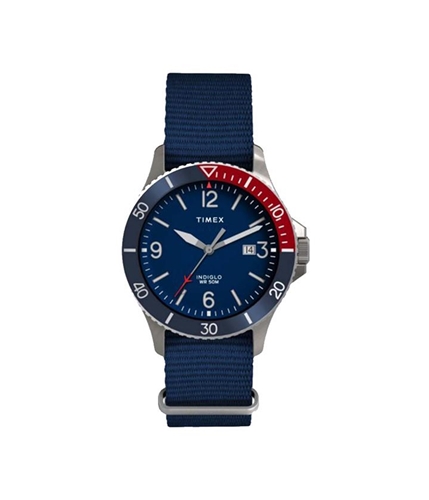 Timex Mens Expedition Round Fashion Watch blue