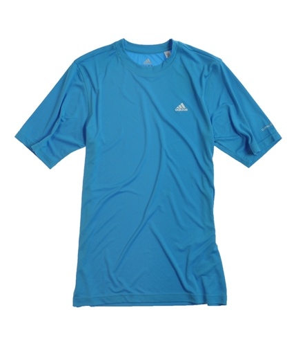 Adidas Mens Climalite Tech Performance Graphic T-Shirt sharpbluelead S