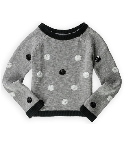 Justice Girls Polka Dot Sequin Knit Sweater 633 5