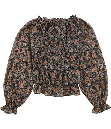 American Eagle Womens Floral Peasant Blouse 167 S