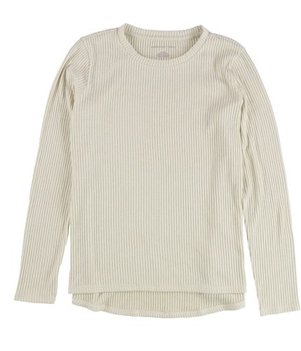 American Eagle Womens Ribbed Pullover Sweater beige M