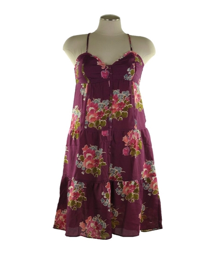 American Eagle Outfitters Womens Floral Racer Back Sundress 126 2