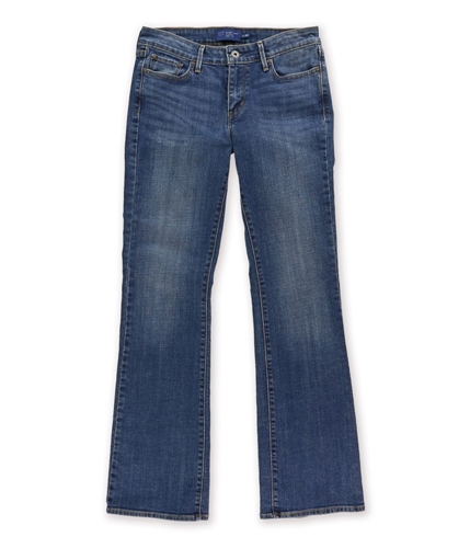 Levi's Womens Slight Curve Boot Cut Jeans blue 4x32
