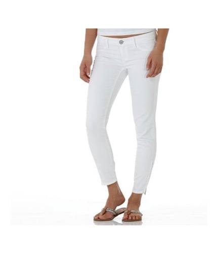 American Eagle Outfitters Womens Low Rise Ankle Skinny Fit Jeans white 9/10x32