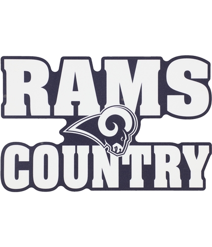 WinCraft Unisex Rams Country Decal Souvenir whitenvy