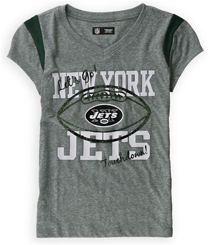 Justice Girls New York Jets Graphic T-Shirt graygreen 6/7