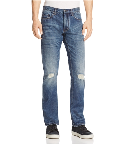 [Blank NYC] Mens Double Fisting Slim Fit Jeans blue 29x33