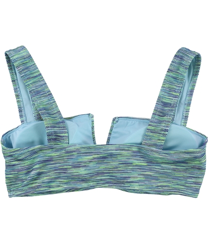 American Eagle Womens 3-Tone Bandeau Swim Top 400 L