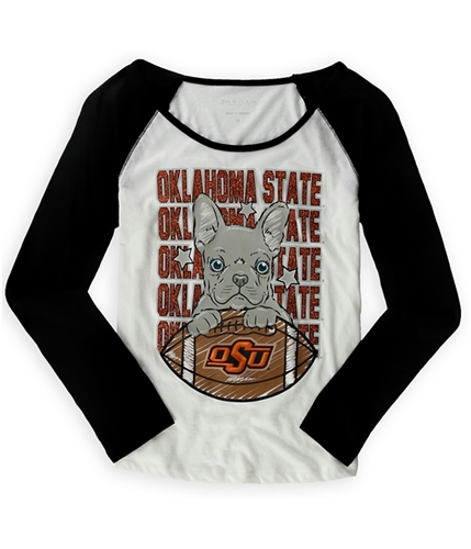 Justice Girls Oklahoma State Graphic T-Shirt whiteorange 8
