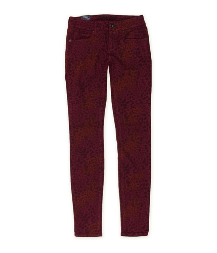 Bullhead Denim Co. Womens Leopard Print Skinny Fit Jeans 065 1/2x28