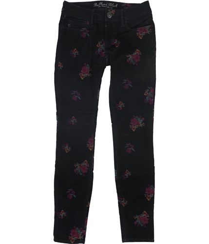 Bullhead Denim Co. Womens Premium Velveteen Floral Skinny Fit Jeans 000 0x29