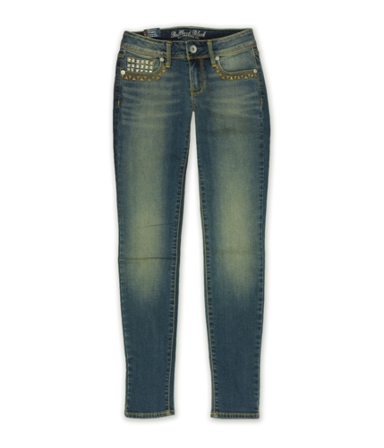Bullhead Denim Co. Womens Premium Metal Skinny Fit Jeans 556 0x29