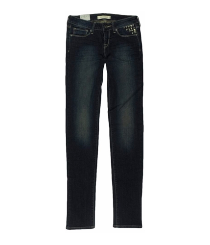 Bullhead Denim Co. Womens Low Rise Dark Wash Skinny Fit Jeans 042 1/2x30