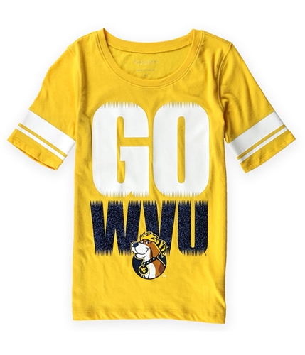 Justice Girls West Virginia Mountaineers Graphic T-Shirt yellowblue 10