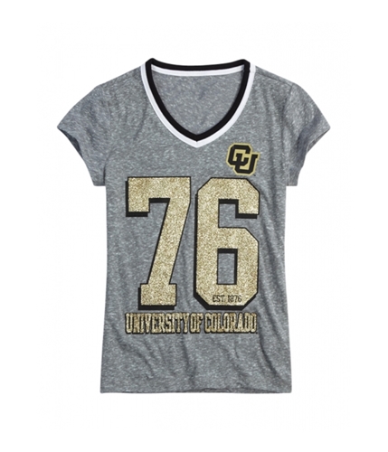 Justice Girls University Of Colorado Graphic T-Shirt graygold 6