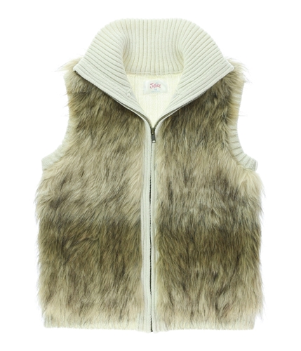Justice Girls Knit Faux Fur Vest 624 18