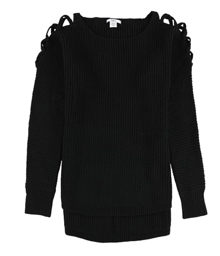 bar III Womens High-Low Knit Sweater deepblack XS