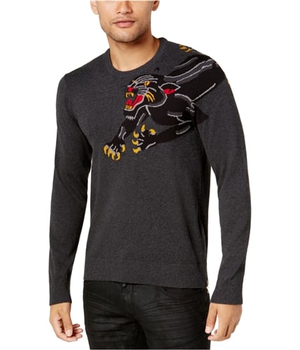I-N-C Mens Panther Pullover Sweater htronyx XS