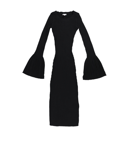 bar III Womens Sweater Midi Dress black XXS