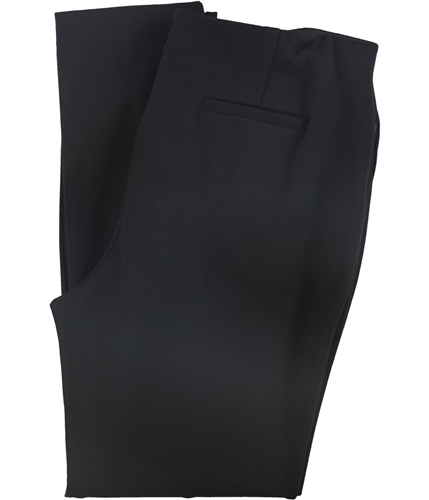 Alfani Womens Faux trim Casual Trouser Pants black 4x27