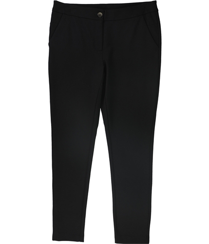 Alfani Womens Solid Casual Trouser Pants black 4x29