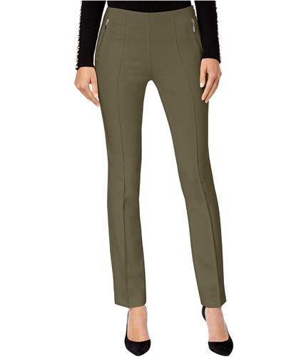 I-N-C Womens Curvy-Fit Casual Trouser Pants deepblack 6x31