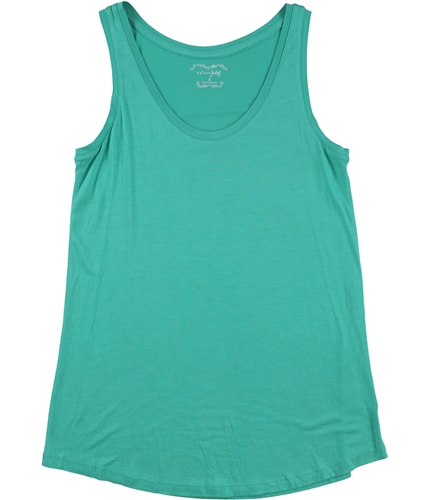 maison Jules Womens Solid Tank Top green S