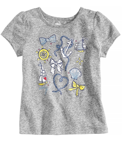 Epic Threads Girls Nautical Graphic T-Shirt snownepgrey 2T