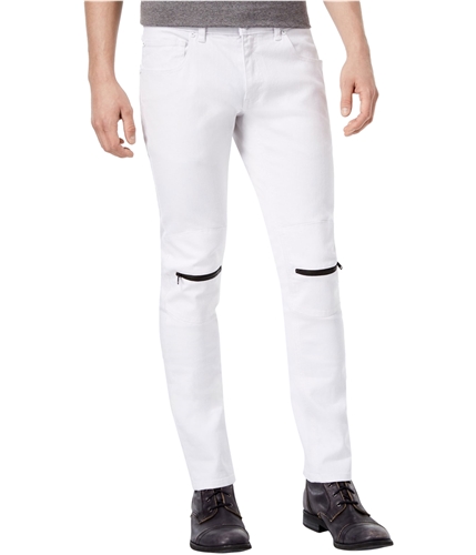 I-N-C Mens Stockholm Skinny Fit Jeans white 36x32