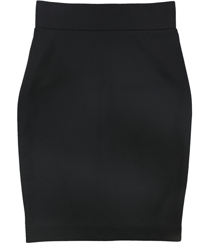 Alfani Womens Solid Midi Skirt black 4P
