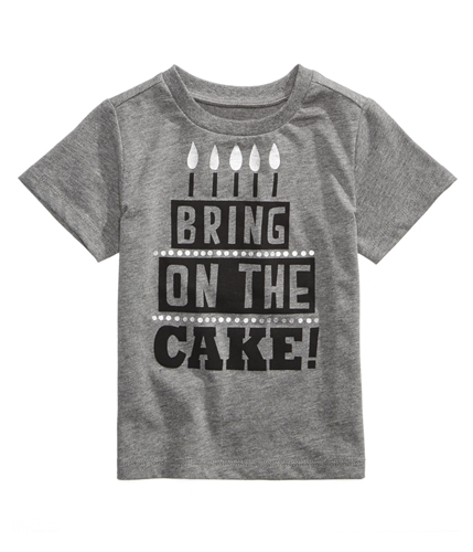 First Impressions Girls Bring On The Cake Graphic T-Shirt pewterhthr 24 mos