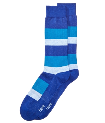 bar III Mens Chunky Stripes Dress Socks bluecombo 10-13